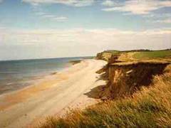 Cliff top walk at Weybourne